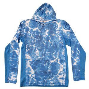 Habit Solar Factor Hoodie S Blue Wave Outdoors 40+ UVF‎ Protection Performance